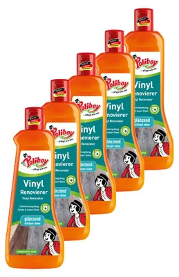 Produktbild von Poliboy Vinyl Renovierer 5er Set - 2,5L, Inhalt jeweils 500ml, Reinigung & Pflege