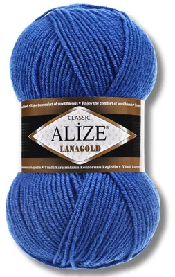 Produktbild von Alize 1x 100g Lanagold Wolle, Uni, Häkeln, Stricken (141)