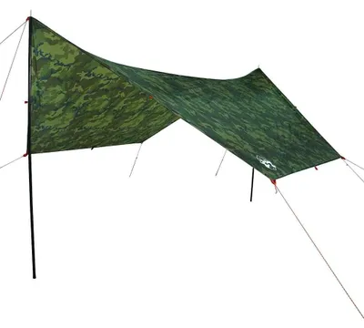 Produktbild von vidaXL Tarp Tarnmuster 438x376x212 cm Wasserdicht