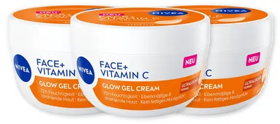 Produktbild von NIVEA FACE+ Vitamin C Glow Cream 3 x 100 ml