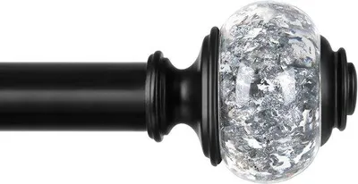 Immagine prodotto di Asta per tende estensibile, nera, 80-218 cm