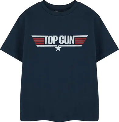 Image de Top Gun - T-shirt garçon manches courtes "Mini Me" NS8490 (146-152) (Bleu marine)