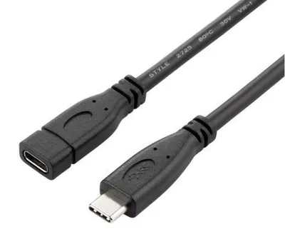Immagine prodotto di Cavo di prolunga USB-C USB 3.1 generazione 2, C/maschio - C/femmina, 1 m