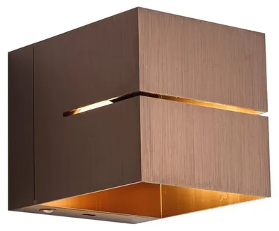 Produktbild von Moderne Wandleuchte DunkelBronze inkl  LED und Touch Dimmer Wiederaufladbar Joris Groove