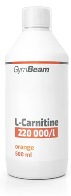 Image de GymBeam L-Carnitine 500 ml, orange
