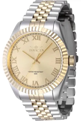 Immagine prodotto di Invicta Specialty 47404 Orologio da Uomo - Movimento al Quarzo - Acciaio Inossidabile con Quadrante Dorato - 43 mm