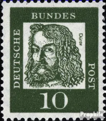 Produktbild von Briefmarken BRD (BR.Deutschland) 1961 Mi 350y R mit Zählnummer gestempelt Bedeutende Deutsche
