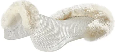 Image de Acavallo Gel Ns-s Classic-s Cut-out Pony demi-rembourrage blanc blanc One Size