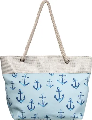 Produktbild von Strandtasche aus Textil mit Ankermotiven