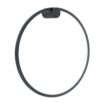 Produktbild von Schwarze Saturno LED-Wandleuchte Ø50cm 25W