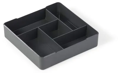 Zdjęcie produktu dla DURABLE Pojemnik z przegródkami COFFEE POINT CASE, Antracytowy , 338658