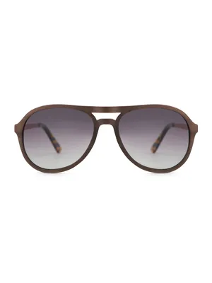 Produktbild von Wave Hawaii Sonnenbrille Lajares, Acetat + Wood brown + Metall WH1126