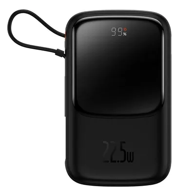 Obrázek produktu pro Baseus PPQD060101, 10000 mAh, Lithium-polymerová (LiPo), Power Delivery, Quick Charge 2.0, Quick Charge 3.0, Černá