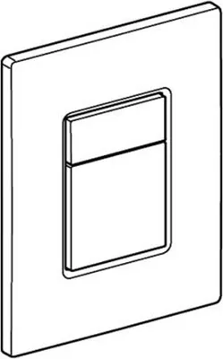 A product image of a flush plate.