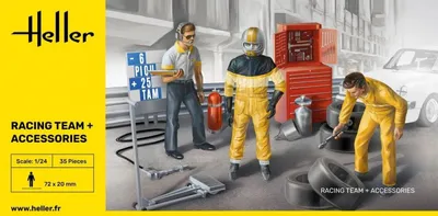 Zdjęcie produktu dla Zespół wyścigowy + akcesoria / 1:24