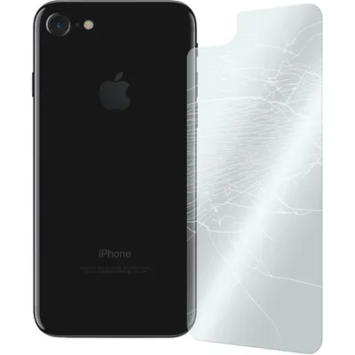 Produktbild von 2er-Pack PhoneNatic Glas-Folie Rückseite klar  kompatibel mit Apple iPhone 7 / 8 / SE 2020 - Panzerglas für iPhone 7 / 8 / SE 2020