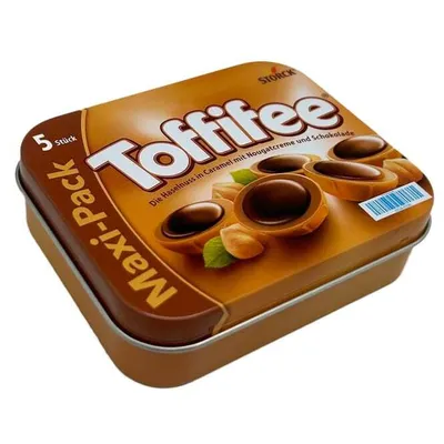 Obrázek produktu pro Tanner der kleine Kaufmann Toffifee, 5 Stück aus Holz in Metalldose