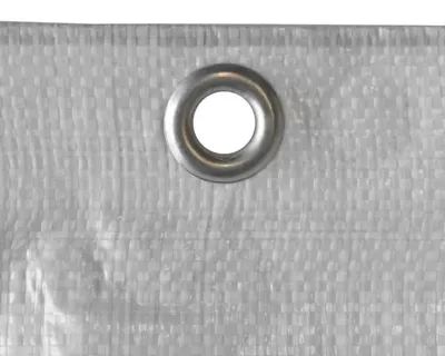 Image de Bâche de chantier 1,10 x 10 m, 150 g/m², blanche - Protection chantier