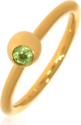 Produktbild von CBR11502, CBR11502, CBR11502 Ring mit 3 mm Peridot ca. 0,12 ct. gelbvergoldet XEN