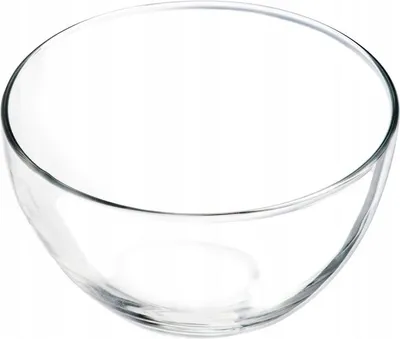 Zdjęcie produktu dla Szklana salaterka 17 cm 1200 ml grube szkło miska do sałatek przystawek
