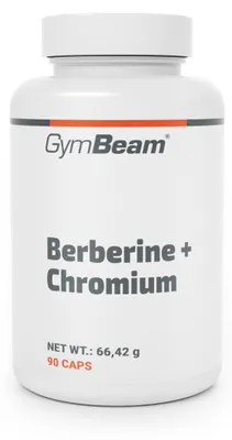 Produktbild von GymBeam - Berberin + Chrom, 90 Kapseln