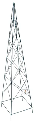 Produktbild von Metall Rankhilfe für Kübelpflanzen Pyramide 90cm Spalier Rankgitter Rankgestell