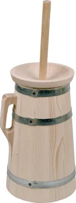 Produktbild von Butterfass, 5 Liter aus Holz 19 cm