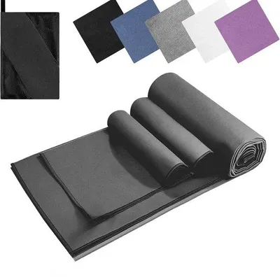 Produktbild von Famanu Mikrofaser-Handtuchset (120 x 60 cm & kleine Gesichtshandtücher) - leichte Strandhandtücher - schnell trocknend