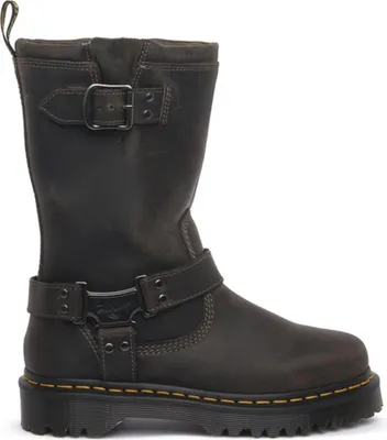 Produktbild von Dr Martens Anistone Hi Biker Stiefel in Grau – 6.5 UK - 40 EU - 8.5 US / Grey