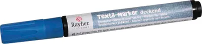 Produktbild von rayher Hobby Textil Marker deckend azurblau