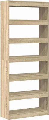 Image de Bibliothèque Chêne Sonoma 80 x 30 x 198 cm Bois d'ingénierie