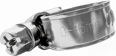Obrázok produktu pre Hadicová svorka W2 10-16 mm, nerezová oceľ W2, hadicové svorky Hadicové svorky Potrubné svorky Svorky 6x sada