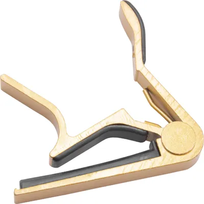 Produktbild von vhbw Kapodaster für Gitarre, E-Gitarre - Gewölbt, gold