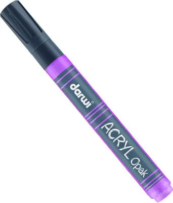 Zdjęcie produktu dla Darwi Acryl Opak Marker Pisak Purple 6 ml 1 szt.