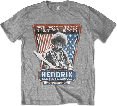 Produktbild von Jimi Hendrix Electric Ladyland Grey S T-Shirt