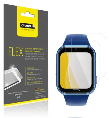 Immagine prodotto di 2x Pellicola protettiva per CATGIFF X53, rivestimento al 100%, Protezione dipos Flex