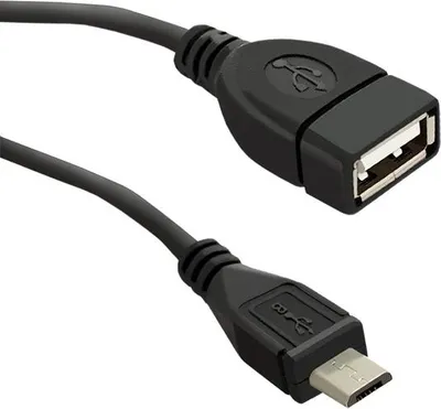 Obrázok produktu pre Qoltec 50404, 0,2 m, USB A, Micro-USB B, USB 2.0, Samec/Samica, Čierna