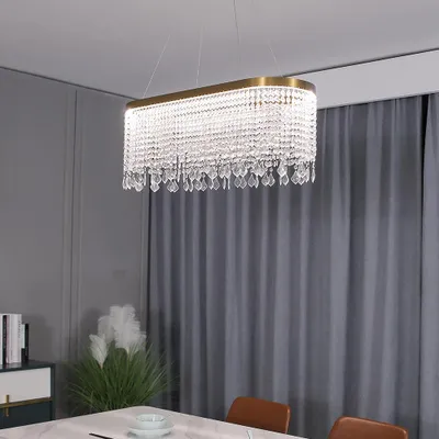 Produktbild von LED Pendelleuchte Deckenleuchte 2022-300*800 Leuchte Lampe mit Fernbedienung Lichtfarbe/Helligkeit einstellbar dimmbar LED Wohnzimmerleuchte Deckenlampe LED Deckenleuchte