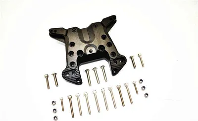 Produktbild von Aluminium Dämpfersteher hinten schwarz GPMMAKX030BK