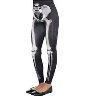 Productafbeelding van Skelet Legging Halloween - Maat 8-10 jaar