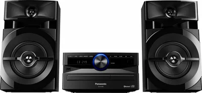 Obrázok produktu pre Panasonic SC-UX100E-K, Domáci audio minisystém, Čierna, Malajzia, 300 W, 2-way, 13 cm