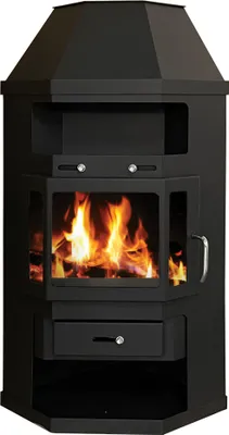 Produktbild von EEK A Eck-Kaminofen - Kaminofen Victoria 05 Panama A 9.0 kW BImSchV Stufe 2