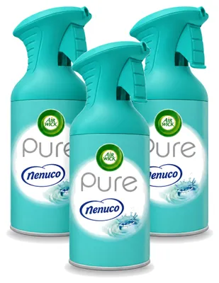 Immagine prodotto di 3 flaconi di spray per ambienti Air Wick Pure Nenuco, 250 ml - Confezione - 3 pezzi