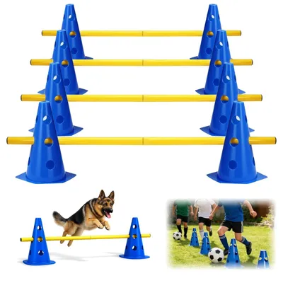 Productafbeelding van Agility Set voor Honden met Cones en Trainingsbanden voor Kleinen