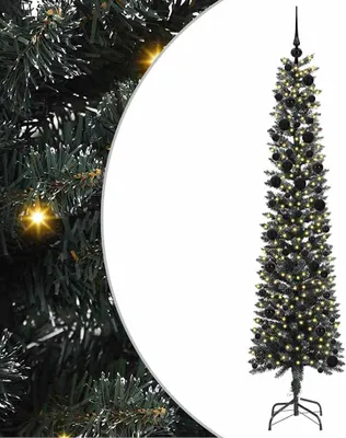 Obrázek produktu pro vidaXL Umělý vánoční stromek s 300 LED diodami se stojanem zelený 240 cm