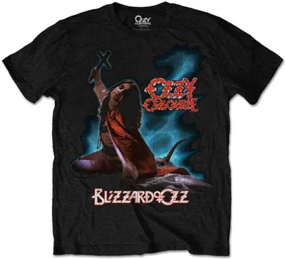 Image de T-shirt Ozzy Osbourne « Blizzard Of Ozz » pour hommes/femmes Unie RO2581 (XXL) (Noir)