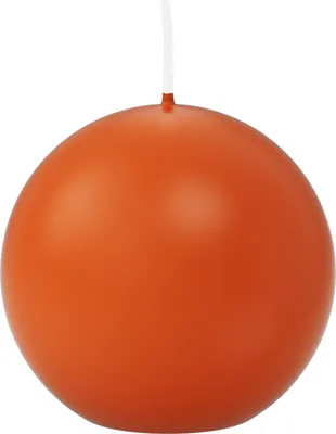 Produktbild von Kugelkerzen Aprikose Orange Ø 60 mm, 16 Stück
