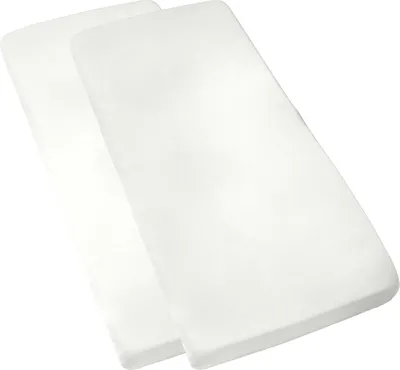 Produktbild von Erwin Müller Baby-Spannbettlaken Murnau" 2er-Pack weiß 40x90 cm"