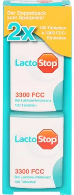 Obrázok produktu pre LactoStop 3300 FCC tablety pri intolerancii laktózy, 200 tabliet