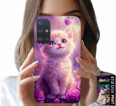 Produktbild von Etui Für Samsung Galaxy A71 - Süsse Katze, Katze, Tierdesigns